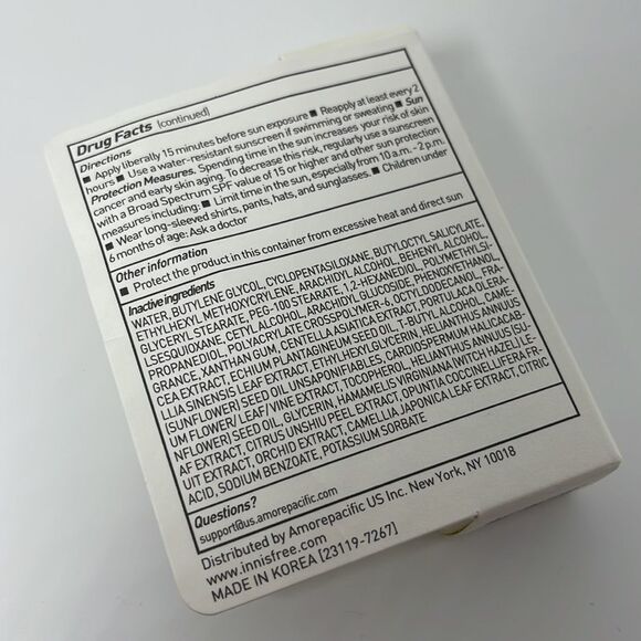 NWT INNISFREE
Daily UV Defense Sunscreen Broad Spectrum SPF 36 - Picture 3 of 3